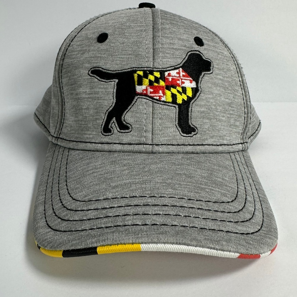My Maryland Dog Vest Hat‎ Cap Gray Embroidered OSFM Adjustable